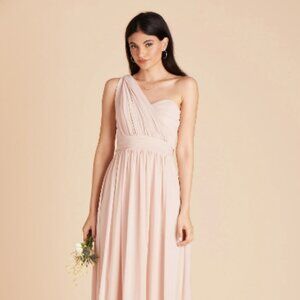 Birdy Grey Grace Convertible Pale Blush size small bridesmaids dress